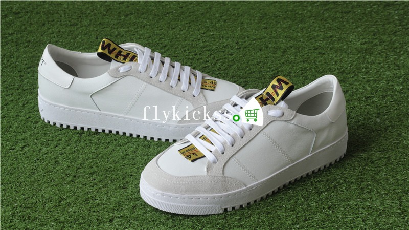 Off White Low Top Sneaker White